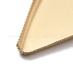 430ステンレスジュエリープレート  指輪収納トレー  ネックレス  ピアス  ゴールドカラー  ティアドロップ  188x106x13mm&nbsp;DJEW-C014-01A-G