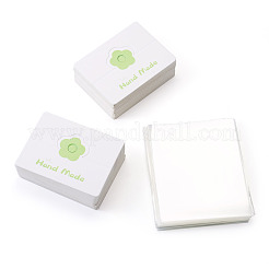 100Pcs Rectangle Clear Polypropylene Cellophane Bags&nbsp;CDIS-TA0001-37C