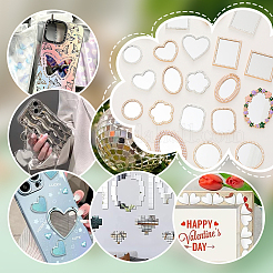 210 7 Styles Self Adhesive Acrylic Cabochons&nbsp;DIY-PH0023-16A