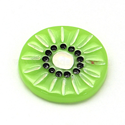 Kiwi Fruit Resin Decoden Cabochons&nbsp;CRES-R183-16