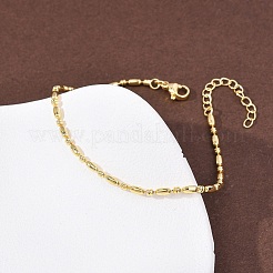 Brass Link Chain Bracelets for Women&nbsp;BJEW-C140-01G