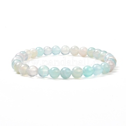 Natural Stone Round Beads Stretch Bracelet for Girl Women&nbsp;BJEW-JB06882