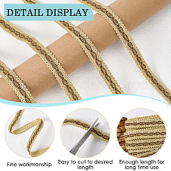 Polyester Braided Lace Ribbon&nbsp;OCOR-WH20006-66B