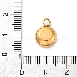 202 Stainless Steel Pendant Rhinestone Settings&nbsp;STAS-F266-24G