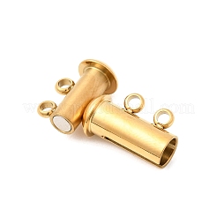 304 Stainless Steel Slide Lock Clasps&nbsp;STAS-F350-05A-G