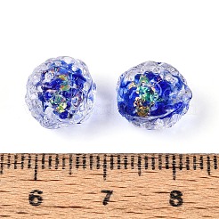 Handmade Foil Glass Beads&nbsp;FOIL-N029-10B
