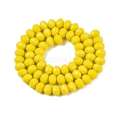 Opaque Solid Color Imitation Jade Glass Beads Strands&nbsp;LS-EGLA-A044-P8mm-D04