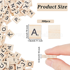 Wood Alphabet Puzzles for Toddlers&nbsp;WOOD-WH0109-21