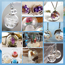 DIY Blank Kitten Wish Bottle Pendant Making Kit&nbsp;DIY-PH0022-28