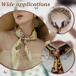 PU Leather Scarf Clips&nbsp;FIND-WH0199-340