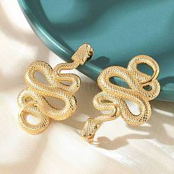 304 Stainless Steel Stud Earrings for Women&nbsp;EJEW-B121-01G-01