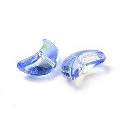Transparent Electroplate Glass Beads&nbsp;GLAA-F122-01C