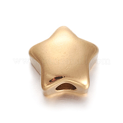 304ステンレススチールビーズ  スター  ミックスカラー  11.5x11.5x5.8mm  穴：3mm&nbsp;STAS-O112-05