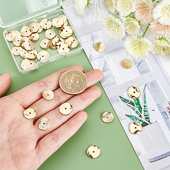 40Pcs 2 Styles Brass Spacer Beads&nbsp;KK-GA0001-28