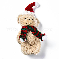 Polyester Stuffed Plush Bear Pendant Decorations&nbsp;FIND-S324-005B