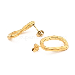 304 Stainless Steel Stud Earrings for Women&nbsp;EJEW-E291-14G