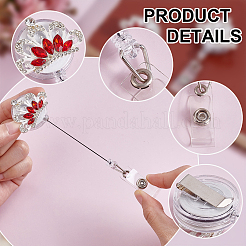 4Pcs Crown Badge Reel&nbsp;HJEW-NB00313