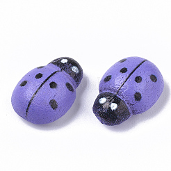 Spray Painted Maple Wood Cabochons&nbsp;WOOD-E018-11A-M