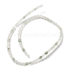 天然石翡翠ビーズ連売り  ライス  6x4~4.5mm  穴：0.7mm  約63個/連  15.28''（38.8センチメートル）&nbsp;G-M420-J01-02