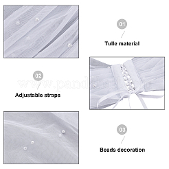 1pc Polyester Gauze Tippet&nbsp;AJEW-HY0003-18B