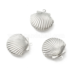 Tarnish Resistant 304 Stainless Steel Diffuser Locket Pendants&nbsp;STAS-K002-04P