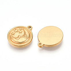 304 Stainless Steel Pendants&nbsp;STAS-N109-106G