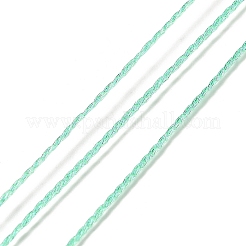 10ロール、10色、6本撚りPETポリエステルメタリック糸  ジュエリー作りのための  ミックスカラー  0.4mm  約50m /ロール  1ロール/色&nbsp;OCOR-L046-03B