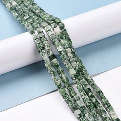 Natural Green Spot Jasper Beads Strands&nbsp;G-F631-K18