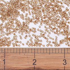 MIYUKIデリカビーズ  シリンダー  日本製シードビーズ  11/0  （db1241)透明マリーゴールドab  1.3x1.6mm  穴：0.8mm  約2000PCS /ボトル  10 G /ボトル&nbsp;SEED-JP0008-DB1241