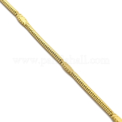 Ion Plating(IP) 304 Stainless Steel Round Snake Chain Necklaces&nbsp;NJEW-P285-01G