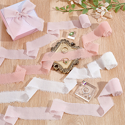 写真撮影用小道具セット  合金製ジュエリープレート1枚付き  アクリルディスプレイ台座2個  ポリエステルの未加工リボン4ロール  サテン生地1枚  ミックスカラー  127x113.5x14mm&nbsp;AJEW-OC0014-29