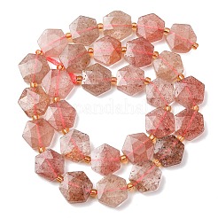 Natural Strawberry Quartz Beads Strands&nbsp;G-H344-A04-01