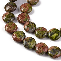 Natural Unakite Beads Strands&nbsp;G-C159-A10-01