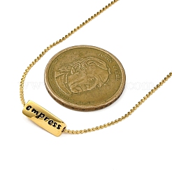 Ion Plating(IP) 304 Stainless Steel Serpentine Chain Necklaces&nbsp;NJEW-K255-33G
