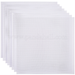 コンピューター用正方形 PVC 防塵ネット  ホワイト  300x300x0.2mm&nbsp;AJEW-WH20059-01D