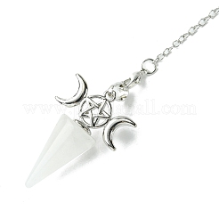 Natural Quartz Crystal Cone Dowsing Pendulum Big Pendants&nbsp;G-C114-01P-21