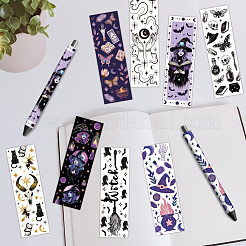 12Pcs Plastic Rub on Transfer Stickers&nbsp;DIY-WH0611-016