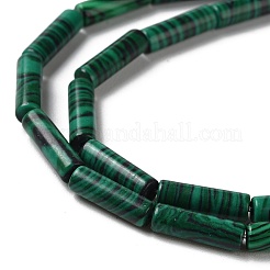 合成混合宝石ビーズ連売り  染めと未染色の混合  コラム  ミックスカラー  4~4.5x13~14mm  穴：1.2mm  約27~29個/連  14.72''~14.96''（37.4~38センチメートル）&nbsp;G-D077-B01