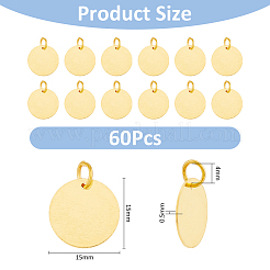 60Pcs Brass Pendants&nbsp;FIND-FH0009-78A