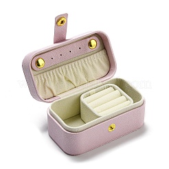 PU Imitation Leather Jewelry Box&nbsp;LBOX-E001-01B