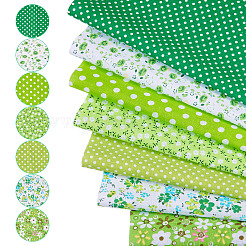 7 Sheets Cotton Fabric&nbsp;AJEW-TAC0042-03E