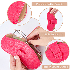 1Pc PU Leather Glasses Case&nbsp;AJEW-CN0006-94C