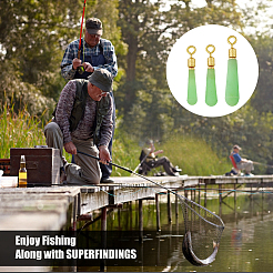 60Pcs 3 Style Silicone Fishing Floats&nbsp;AJEW-FH0004-02