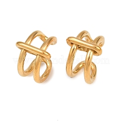 C-Shaped 304 Stainless Steel Cuff Earrings&nbsp;EJEW-Z161-02G