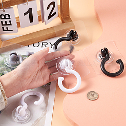 6Pcs 3 Color Plastic Rotate Hook Hangers&nbsp;AJEW-SW0001-05
