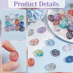 96Pcs 12 Colors Handmade Lampwork Beads&nbsp;LAMP-PH0001-34