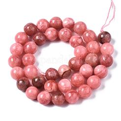 Natural Chalcedony Beads Strands&nbsp;G-S333-10mm-007