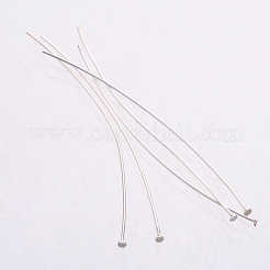 925 Sterling Silver Flat Head Pins&nbsp;X-STER-K017-50mm-S