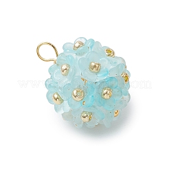 Frosted Transparent Acrylic Pendants&nbsp;PALLOY-MZ00670
