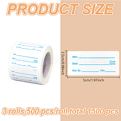 500Pcs Rectangle Roll Stickers&nbsp;DIY-WH0152-935A